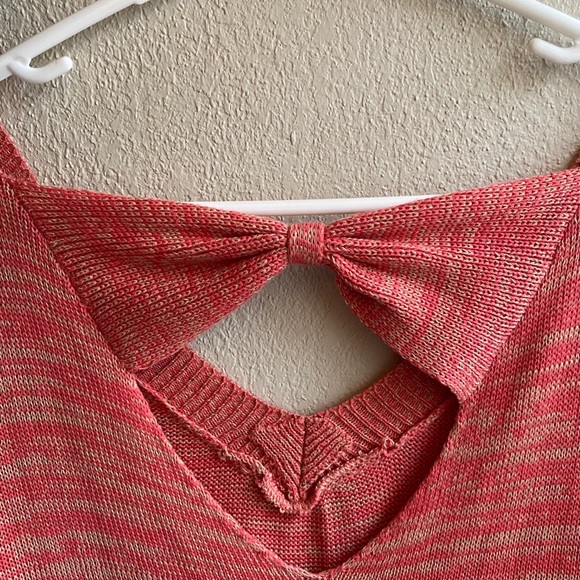 Tulle sweater with bow on the back - Picture 2 of 3